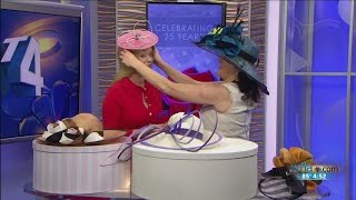 New York hat designer talks Derby hat trends [upl. by Scurlock]