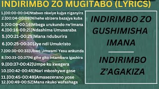 Indirimbo zo mugitabo with LyricsNon stop worship songs [upl. by Persis]