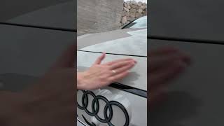 Unexpected way to open the new Audi A6 etron Frunk 😮 shorts [upl. by Amelie]