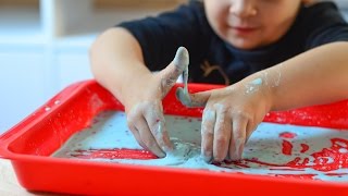 Easy Slime Recipe with Cornstarch [upl. by Ariday]