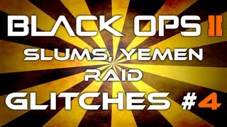 Black Ops 2  Glitches Tricks amp Hiding Spots Slums Yemen Raid [upl. by Coppock275]