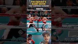 PACQUIAOS MOVE THAT SURPRISED EVERYONE boxing shorts [upl. by Siol646]