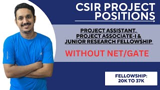 CSIR PROJECT POSITIONS CSIR ADMISSION WITHOUT NETGATE CLRI LATEST NOTIFICATIONS PRADEEP RAWAT [upl. by Nerag]