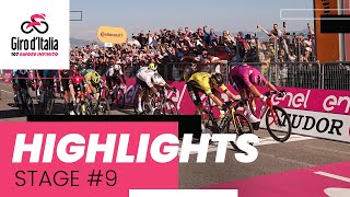 Giro dItalia 2024  Stage 9 Highlights [upl. by Enecnarf]