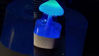 Rain Cloud Air Humidifier Mushroom Waterfall Lamp gudgets ledlight love lightbulb [upl. by Auqinal948]