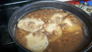 GORDITAS EN FRIJOLES DE LA OLLA Y CHILES JALAPEÑOS RELLENOS  Lorena Lara [upl. by Pappano464]