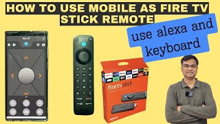 Hindi How to use your phone as firestick remote  How to use mobile as fire tv remote [upl. by Orthman]