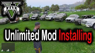 How to install unlimited Vehicle and Mods In GTA V [upl. by Yarak]