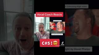 David Phelps quotO Holy Nightquot  Vocal Coach Reacts [upl. by Arlie]