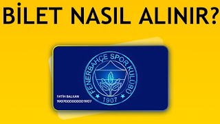 Fenerbahçe Taraftar Kart Bilet Nasıl Alınır [upl. by Anurb]