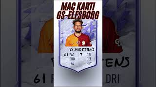 Maç Kartları GSELFSBORG Maçı Dries Mertens gs driesmertens galatasaray [upl. by Perni]