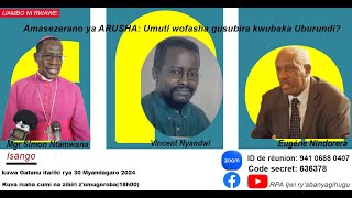 Amasezerano ya ARUSHA Umuti wofasha gusubira kwubaka Uburundi [upl. by Akcebar898]