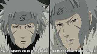 La muerte de Tobirama  Hiruzen es nombrado Hokage  Naruto Shippuden [upl. by Owiat524]