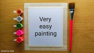 Very easy watercolor painting for beginners  easy tutorial step by step [upl. by Evie473]