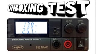 Unboxing test PROXEL 832NFAR ALIMENTATION NUMÉRIQUE 32Amp TENSION RÉGLABLE 815 Volt de Proxel [upl. by Akinhoj]