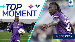 Kean Scores his First HatTrick in Serie A  Top Moment  Serie A 202425 [upl. by Moonier]