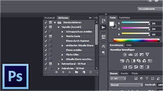 PHOTOSHOP  Schneller Arbeiten mit Aktionen [upl. by Jed]