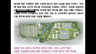 속보 용인 남사 국가 산업단지 삼성반도체 신 조감도 [upl. by Malina]