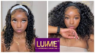 DEEP WAVE HEADBAND WIG Install from LUVMEHAIR Protective Style Lazy Girl Friendly [upl. by Chuck212]