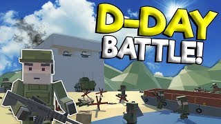 DDAY MILITARY BEACH LANDING BATTLE  Tiny Town VR War Gameplay  Oculus VR Game [upl. by Carmita51]