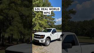 2024 F150 50 4x4 REAL WORLD FUEL ECONOMY [upl. by Sirraf925]