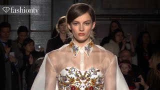 Marchesa FallWinter 201314 Runway Show  NYFW New York Fashion Week  FashionTV [upl. by Graig]