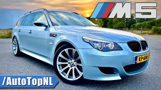 BMW M5 E61 V10 Touring 337kmh REVIEW on AUTOBAHN by AutoTopNL [upl. by Bliss345]