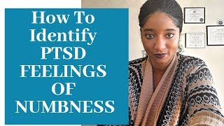 Identifying PTSD Feelings Of Numbness Psychotherapy Crash Course [upl. by Nadnal]