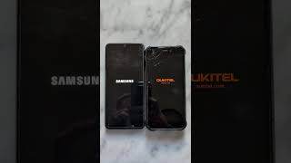 Galaxy A12 vs Oukitel WP5 boot test shorts youtube tech [upl. by Trilby]