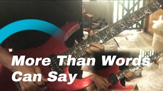 More Than Words Can Say  Alias  guitar cover🎸🎶🎵 [upl. by Rennug]