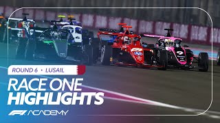 Race 1 Highlights  Qatar 2024  F1 Academy [upl. by Glass]