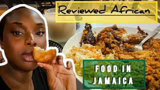 I reviewed the first AFRICAN Restaurant in Jamaica montegobay [upl. by Rebmetpes]