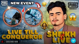 1800 KI RANKING  ROAD TO CONQUERORSHEIKH IS LIVE livestream pubgmobile pubg video [upl. by Liagaba192]