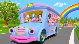 Wheels on the Bus  Best Sing Along Songs amp Nursery Rhymes  Cartoons by Little Treehouse [upl. by Wistrup]