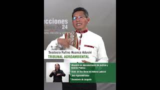 Teodosio Rufino Huanca Aduviri Tribunal Agroambiental ELECCIONES JUDICIALES 2024 [upl. by Ingles]