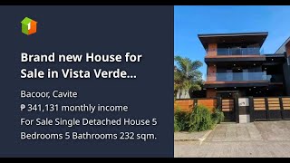 Brand new House for Sale in Vista Verde Bacoor Cavite [upl. by Isiad564]