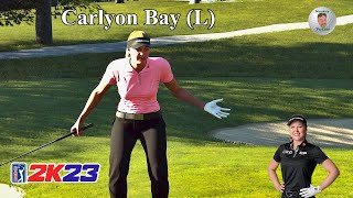 PGA Tour 2K23  Carlyon Bay L  Course Review amp Playthrough [upl. by Denney]