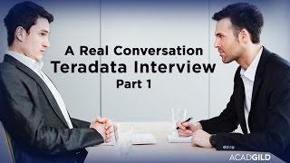 Teradata Interview Scenarios Part 1  Teradata Interview Questions and Answers [upl. by Celeski576]