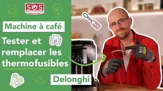 ☕ Comment remplacer les fusibles thermiques de ma machine à café Delonghi magnifica [upl. by Garris]