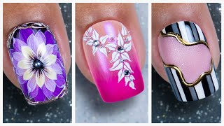 New Nail Art Ideas 2024  Best Spring Nail Art Compilation [upl. by Jarlath296]