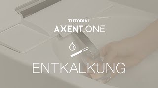 Wie entkalke ich das neue Modell von AXENTONE  AXENTONE Plus DuschWC [upl. by Arayt97]