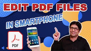 How to edit PDF file on mobile phone Urdu Hindi [upl. by Brynna701]