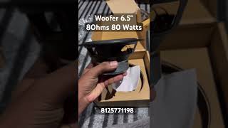 Woofer 65quot 8Ohms 80 Wattswoofer wooferspeaker hometheaterspeaker bass telugu music [upl. by Faria893]