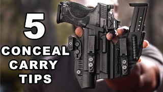 5 Conceal Carry Tips I Wish I Knew [upl. by Ynohta]