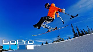 GoPro Sit Skiing with Trevor Kennison at Copper Mountain [upl. by Aynad]