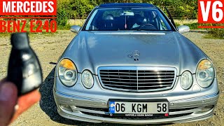 MERCEDES BENZ E240 V6 SÃœRÃœÅž HÄ°SSÄ°  USTAYA KIZDI SUNROOFU TAMÄ°R ETTÄ°  2600 177HP  0100 HIZLANMASI [upl. by Diamante]