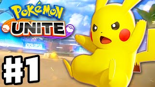 Pokemon Unite  Gameplay Walkthrough Part 1  Intro and Standard Unite Battles Nintendo Switch [upl. by Aryek]