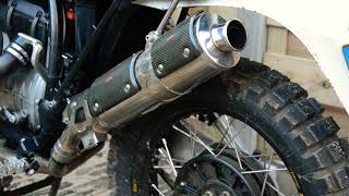 BMW R80gs HPN Baja exhaust auspuff [upl. by Dabney]