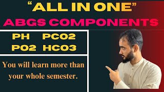 Abgs Components  PHPCO2PO2HCO3SAO2  Respiratory Therapy Lectures [upl. by Hildegaard]