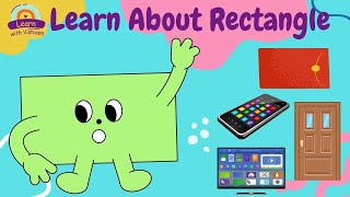 Rectangle shape Shapes Are All Around  Shape Songs nursery rhymes [upl. by Barnes]